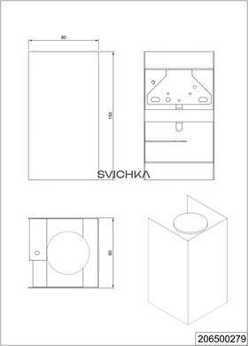 Настенный светильник Trio Cleo 206500279