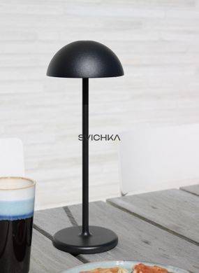 Акумуляторна настільна лампа для дому та вулиці Lucide JOY Battery pack/batteries &Oslash; 12 cm LED Dim. 1x1,5W 3000K IP54 Black, BLACK