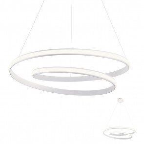 Підвісний світильник REDO 01-1795 TORSION White + Dimmable, Білий