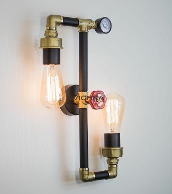 Настінний світильник Imperium light 104242.05.59 Industrial, Black/Brass