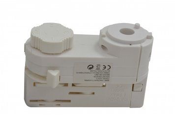 Адаптер для трекової шини AZzardo Track Electric 3 Line white AZ3012, Білий