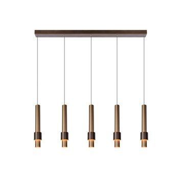Підвісний світильник Lucide MARGARY LED Dim. 5x4,2W 2700K Coffee, Coffee