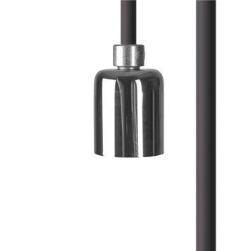 Кабель Nowodvorski CAMELEON CABLE GU10 BL/CH 2,5 m 8633, Хром, Чорний