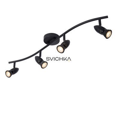 Потолочный точечный светильник Lucide CARO 4xGU10 Black