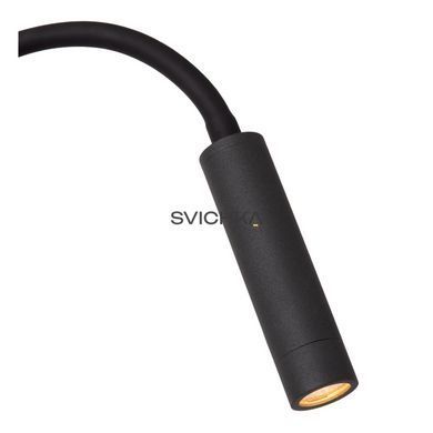 Настінний точковий світильник Lucide ALEC LED G9 1x3W 2700K Interchangeable rings included Black, BLACK, Чорний, Чорний