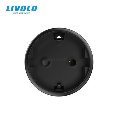 Розумна WiFi розетка Livolo чорний (VL-SHS001)