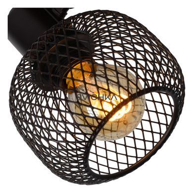 Стельовий точковий світильник Lucide MAREN 1xE14 Black, BLACK, Чорний, Чорний