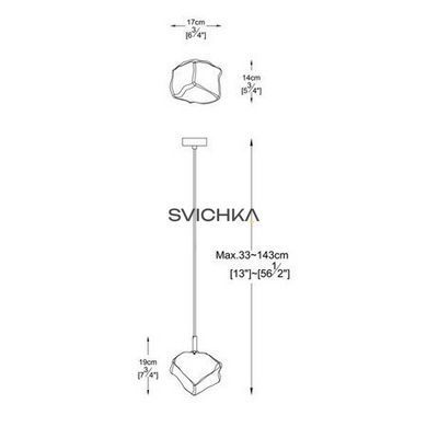 Подвесной светильник Zuma-line ROCK small