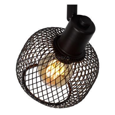 Стельовий точковий світильник Lucide MAREN 1xE14 Black, BLACK, Чорний, Чорний