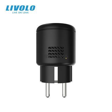 Розумна WiFi розетка Livolo чорний (VL-SHS001)