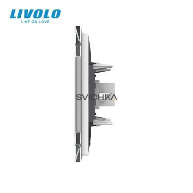 Розетка HDMI Livolo білий скло (VL-C7FCHD-1WP)