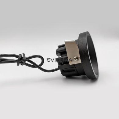 Вбудований світильник Skarlat RSL74091-2.5 7W BK 3000K, Чорний, 85