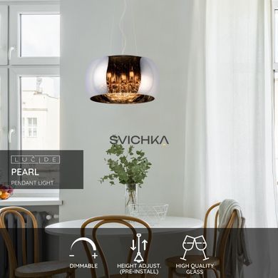 Подвесной светильник Lucide PEARL &Oslash; 40 cm 5xG9 Chrome