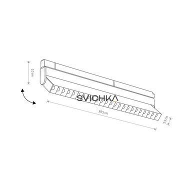 Трековий світильник Nowodvorski LVM Focus Out Led 1x15w 3000к 1300Lm IP20 Bl