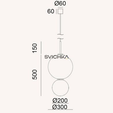 Підвісний світильник Aromas C1236 Ulon, Brown