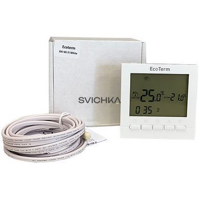 Терморегулятор ECOTERM KN Wi-Fi, White