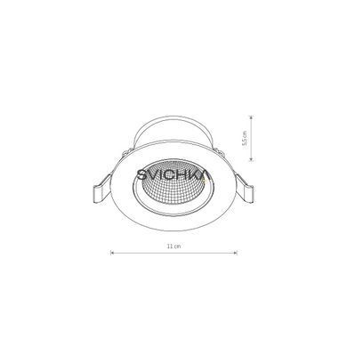 Врезной точечный светильник Nowodvorski Egina 10W 4000K