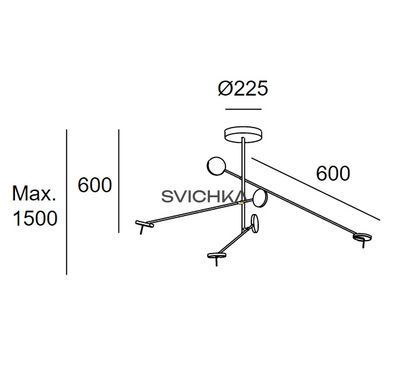 Потолочный светильник Leds-C4 Grok Invisible 00-7385-05-05 DIm