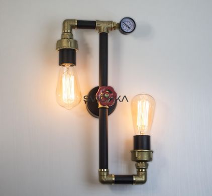 Настінний світильник Imperium light 104242.05.59 Industrial, Black/Brass