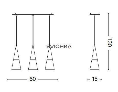 Подвесной светильник Ideal Lux Cono 112381