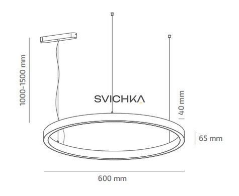Подвесной светильник Barvanor BUBBLE, 600 мм, 3000K