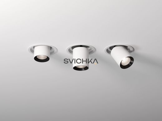 Вбудований світильник Skarlat RSL74114 25W WH+BK 4000K, Білий/чорний, 18