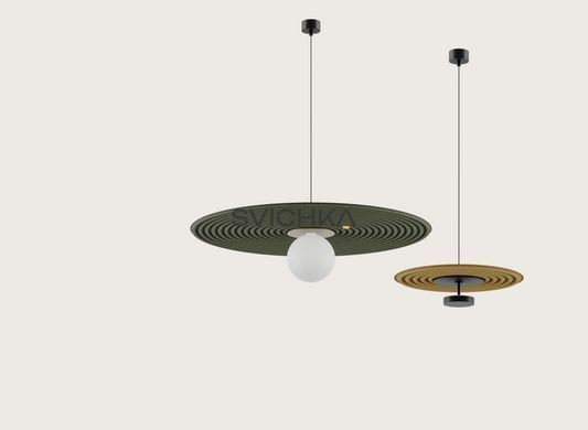 Подвесной светильник с акустической панелью Aromas Tico LED 500