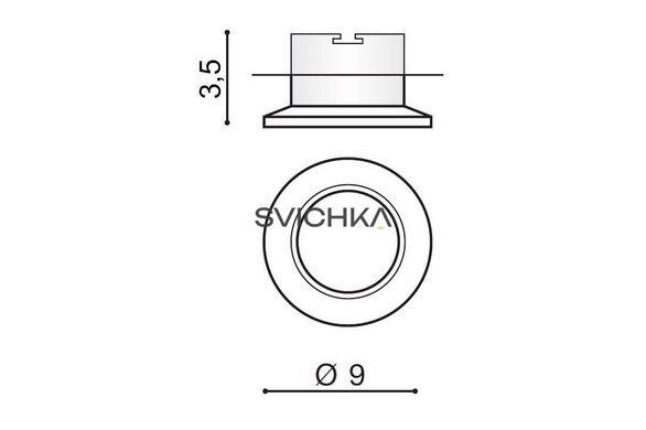 Светильник Azzardo NC1825-M-BK ADAMO MIDST Black (AZ1480)