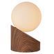 Настольная лампа Lucide LEN &Oslash; 10 cm 1xG9 Wood, Wood, Дерево, Опал, Опал