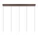 Подвесной светильник Lucide MARGARY LED Dim. 5x4,2W 2700K Coffee, Coffee
