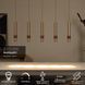 Подвесной светильник Lucide MARGARY LED Dim. 5x4,2W 2700K Coffee, Coffee