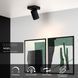 Стельовий точковий світильник Lucide NIGEL LED Dim to warm GU10 1x5W 2200K/3000K Black, BLACK