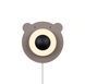 Настінний світильник Nordlux Bruna Bear, Brown, Коричневий, Коричневий, Чорний, Білий