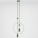 Підвісний світильник Babich Studio Sunderline 2C, Green