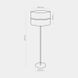 Торшер TK Lighting 5465 Hilton - 5465, Черный, Золотой