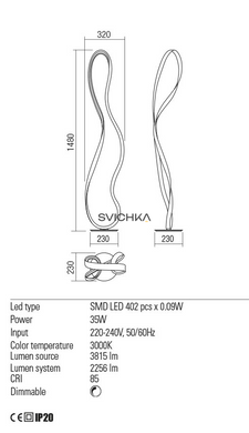 Торшер REDO 01-1417 NUBO + Dimmable