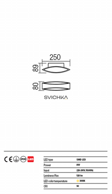 Бра REDO 01-1329 EIGHER, Білий