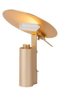 Настільна лампа Lucide FITS LED 1x7W 3000K Matt Gold / Brass, Matt Gold / Brass, Matt Gold / Brass, Matt Gold / Brass, Matt Gold / Brass