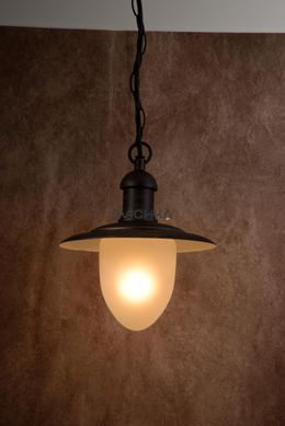 Підвісний світильник для дому і вулиці Lucide ARUBA &Oslash; 25 cm 1xE27 IP44 Rust Brown, Rust Brown, Матовий