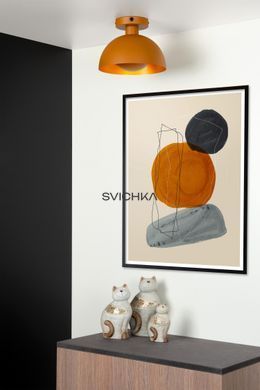 Потолочный светильник Lucide SIEMON &Oslash; 25 cm 1xE27 Ocher Yellow
