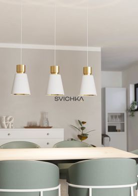 Підвісний світильник Eglo AGLIENTINA 3 White/Brass