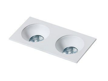 Точковий світильник Azzardo Hugo 2 Downlight GM2203 WH (AZ1739), без вставки, Білий, Білий