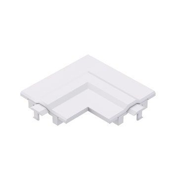 Заглушка для з`єднання кутового 90&deg; для врізного треку KLOODI KDTR-RL263 WH, біла, Білий