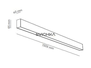 Потолочный светильник Barvanor Integral 1500 мм, 3000K