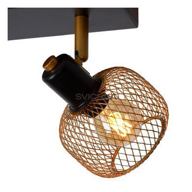 Потолочный точечный светильник Lucide MAREN 2xE14 Matt Gold / Brass
