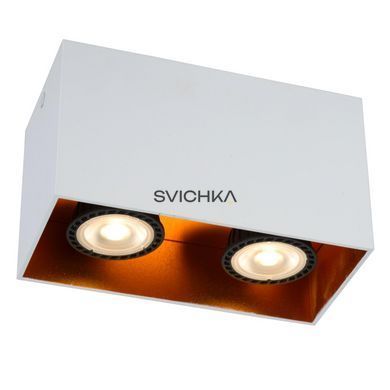 Стельовий точковий світильник Lucide BIDO 2xGU10 White, WHITE