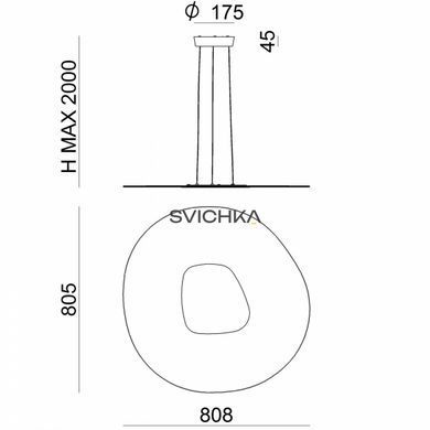 Подвесной светильник Linea light Antigua_P White