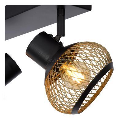 Стельовий точковий світильник Lucide LUCAS 2xE14 Matt Gold / Brass, Matt Gold / Brass