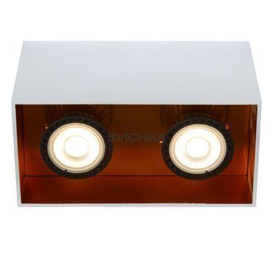 Стельовий точковий світильник Lucide BIDO 2xGU10 White, WHITE