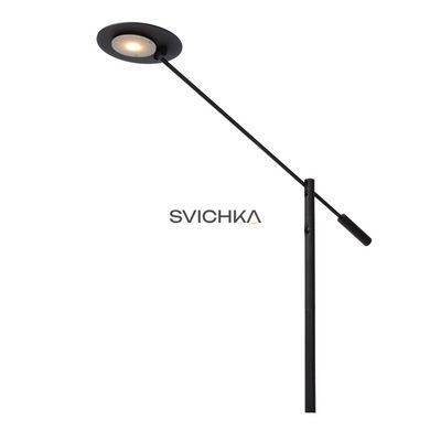Підлогова лампа для читання Lucide ANSELMO &Oslash; 25 cm LED Dim. 1x9W 3000K Black, BLACK, Чорний, Чорний, Чорний